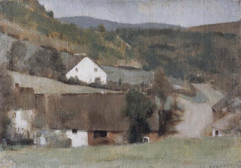 In Fosset The Hamlet, Fernand Khnopff